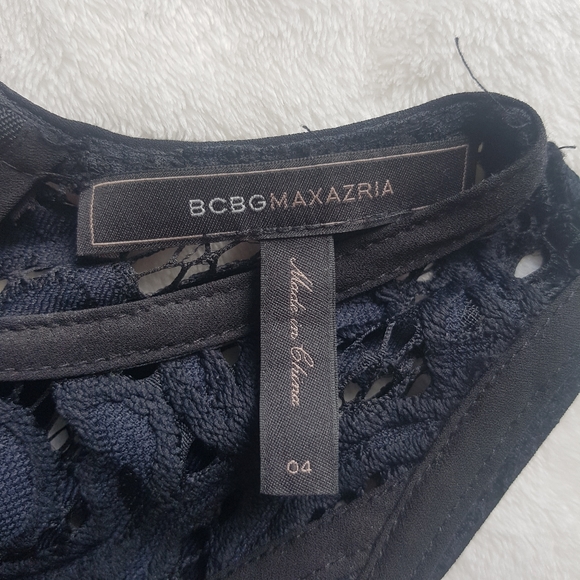 BCBG
'Hannah' Tiered Lace Fit & Flare Dress - Picture 2 of 6